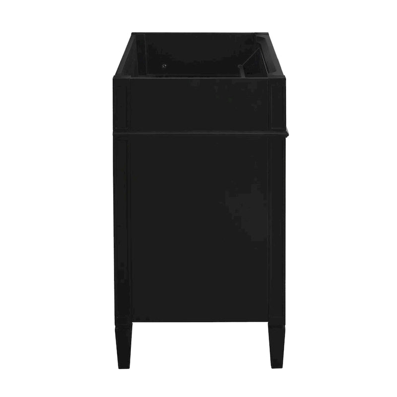 36 Bathroom Vanity without Top Sink, Modern Bathroom Storage Cabinet with 2 Drawers and a Tip-out Drawer, Solid Wood Frame