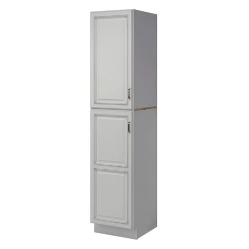 36" Wood Floor Standing Bathroom Linen Tower Top