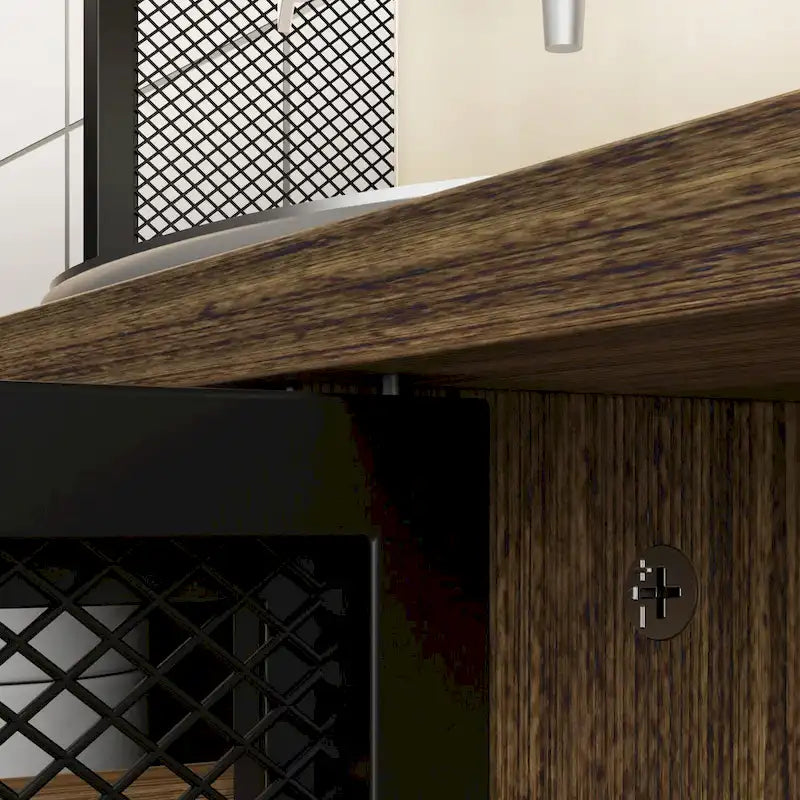 70.9W Kitchen Storage Cabinet with Cupboard & Microwave Stand
