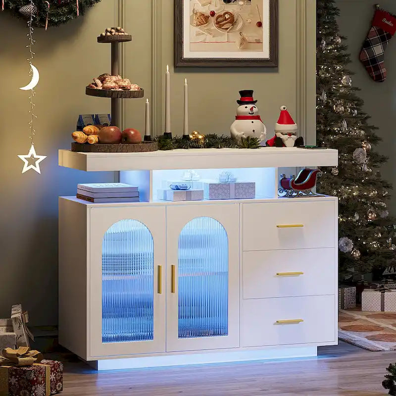 Sideboard with LED Light