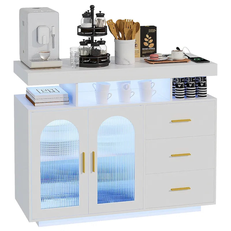 Sideboard with LED Light