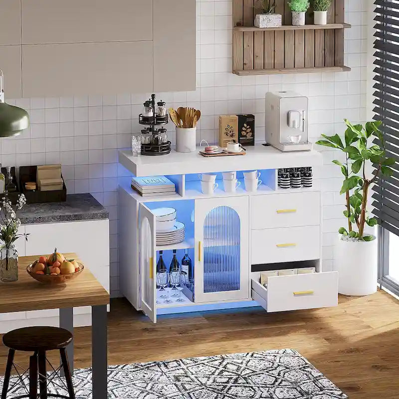 Sideboard with LED Light