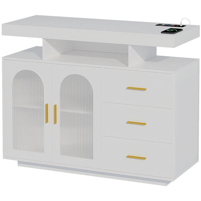 Sideboard with LED Light