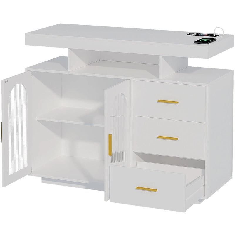 Sideboard with LED Light