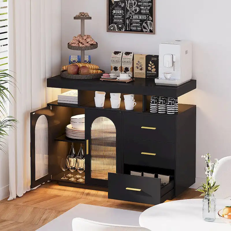 Sideboard with LED Light