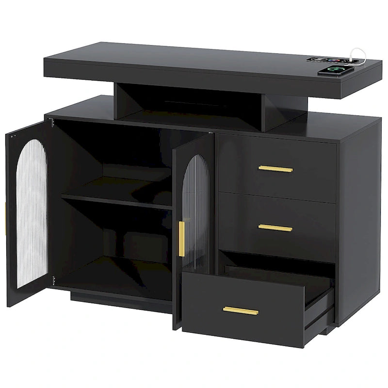 Sideboard with LED Light
