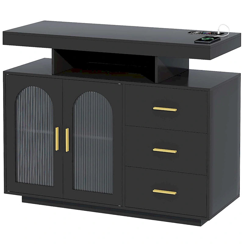 Sideboard with LED Light