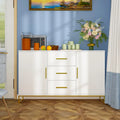 47" Buffet Credenza with Double Doors and 3 Drawers