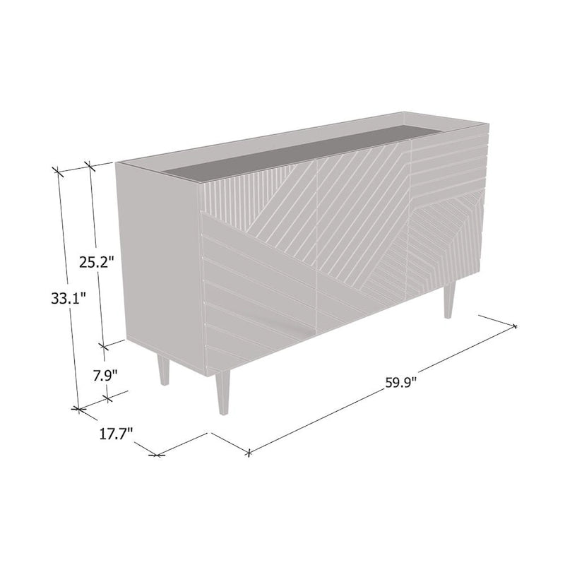 Modern Sideboard Buffet Credenza
