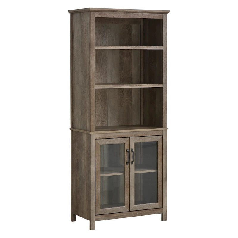 Multifunctional Storage Cabinet Bookcase with Adjustable Shelves