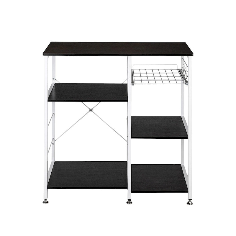 3-Tier Kitchen Baker's Rack Microwave Stand with Storage Shelf