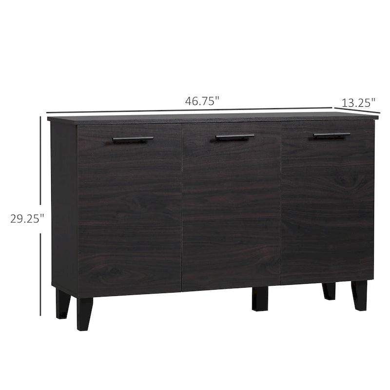 Kitchen Sideboard Buffet Cabinet with Adjustable Shelf, Coffee Bar for Living Room, Dining Room