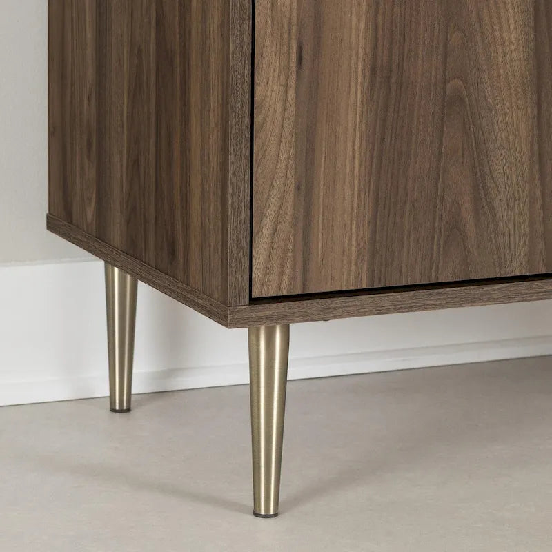 Two-Door Storage Cabinet with Adjustable Shelf