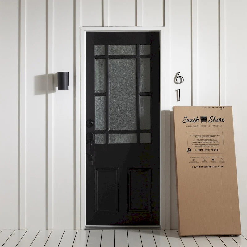 Two-Door Storage Cabinet with Adjustable Shelf