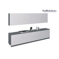 Kitchen Cabinet Set White Gloss 13Ft Wide - 153x24
