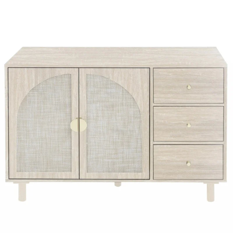 2 Door 3 Drawer Cabinet, Suitable for Bedroom, Living Room
