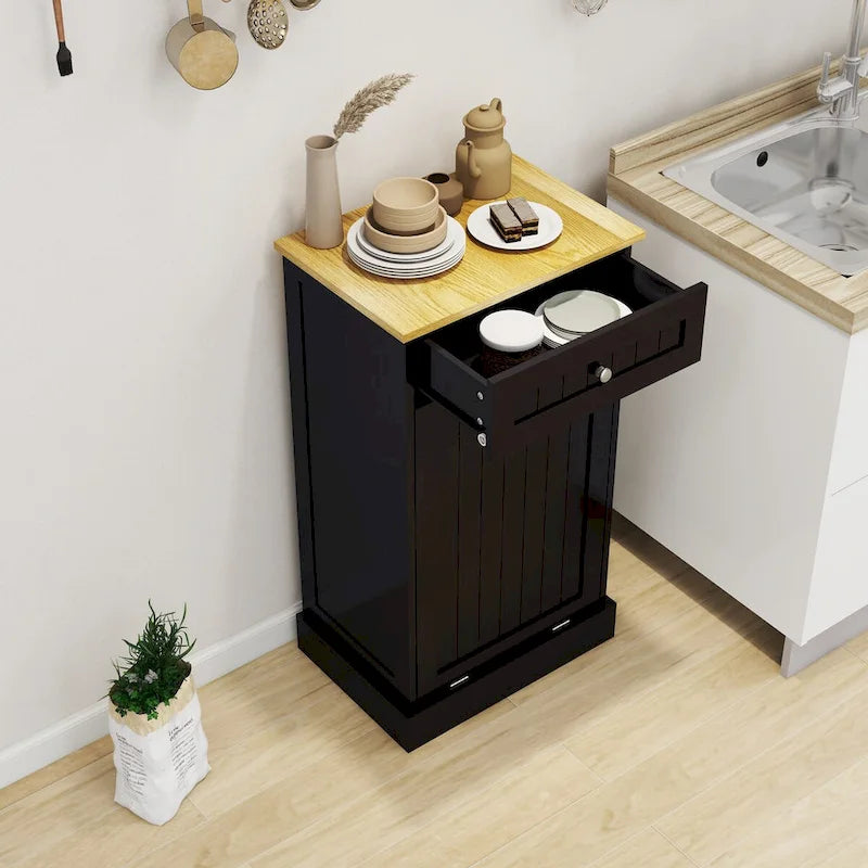 Kitchen Trash Cabinet