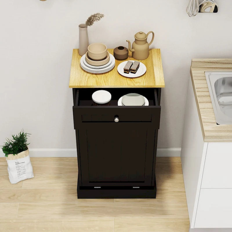 Kitchen Trash Cabinet