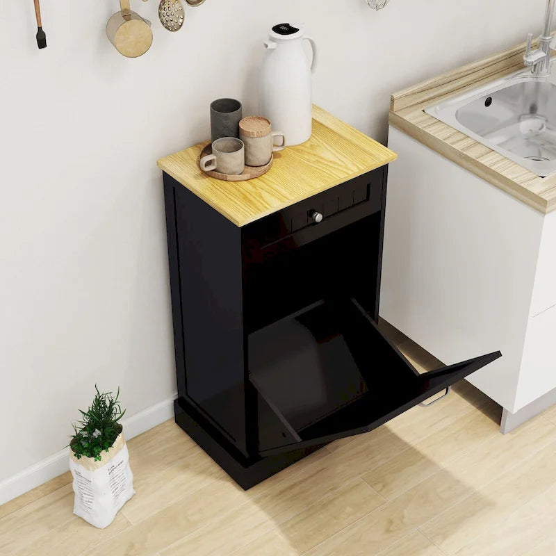 Kitchen Trash Cabinet