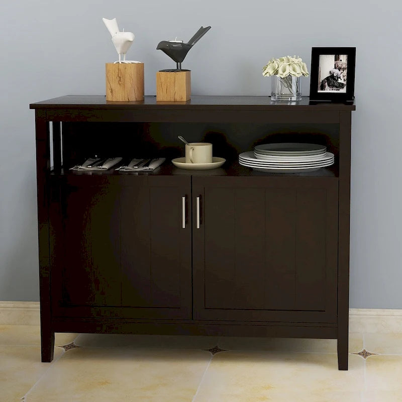 Buffet Cabinet with 2 Adjustable Shelves