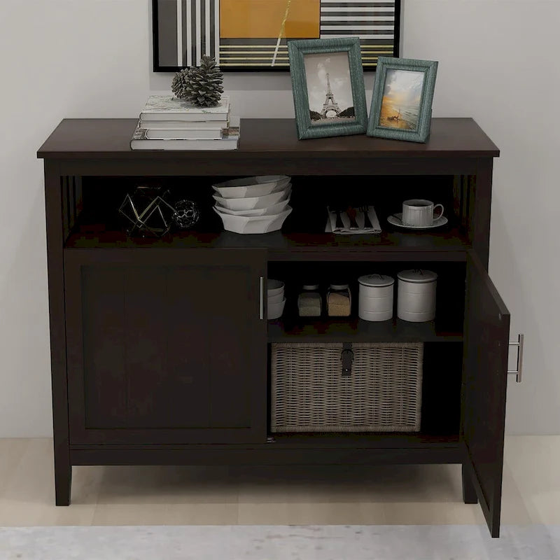 Buffet Cabinet with 2 Adjustable Shelves