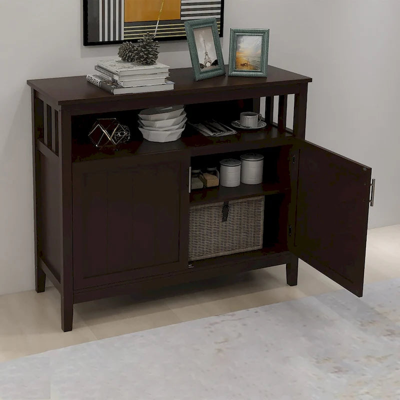 Buffet Cabinet with 2 Adjustable Shelves
