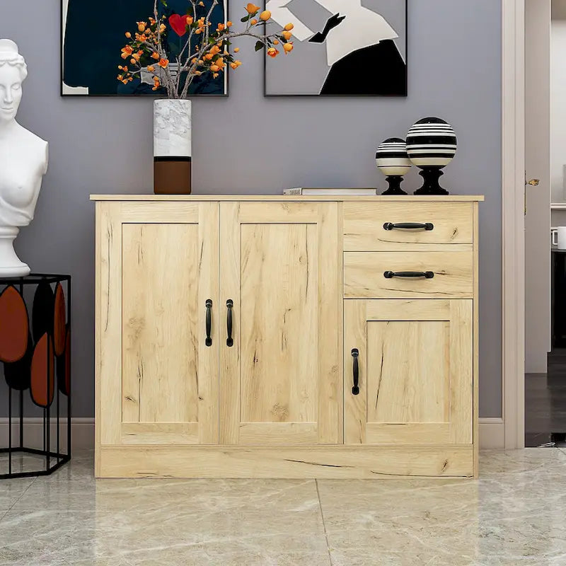 Buffet Cabinet with 2 Adjustable Shelves