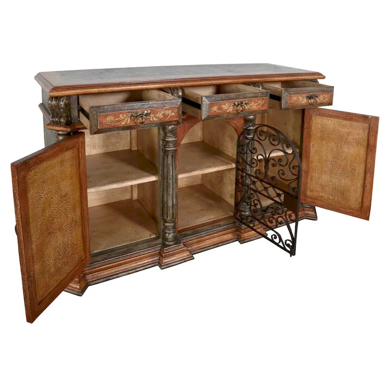 Iron Scroll Buffet