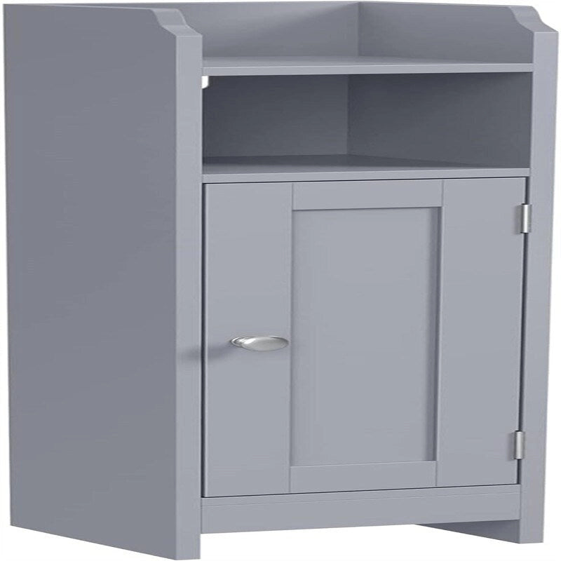 Slim Bathroom Storage Floor Cabinet