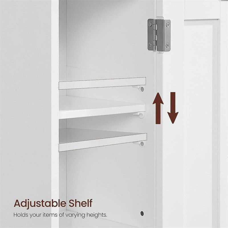 Slim Bathroom Storage Floor Cabinet