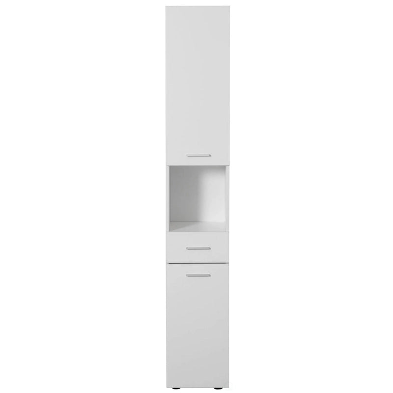 71.5 Inches Tall Thin Corner Shelf Floor Cabinet with 2 Doors, 1 Drawer