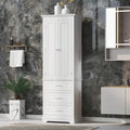 Tall Storage Cabinet with 3 Drawers