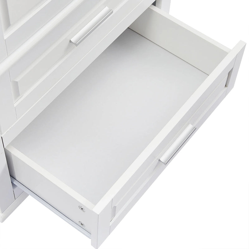 Tall Storage Cabinet with 3 Drawers