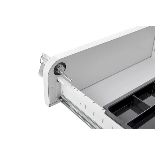 3 Drawer Mobile File Cabinet with 5 Wheels, Anti-Tilting Cold Rolled Steel, Waterproof & Moisture-Proof