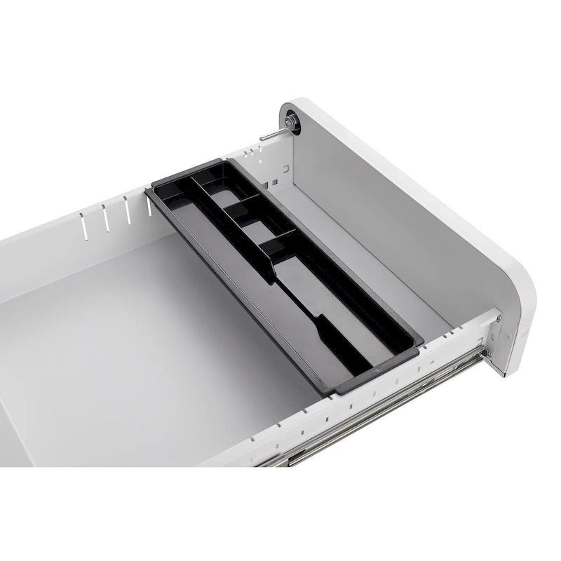 3 Drawer Mobile File Cabinet with 5 Wheels, Anti-Tilting Cold Rolled Steel, Waterproof & Moisture-Proof
