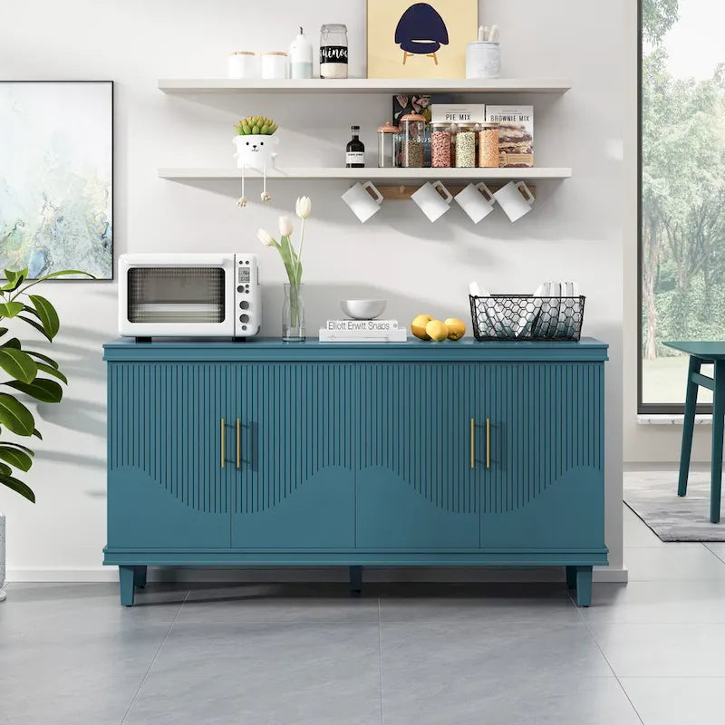 Large 4-Door Storage Cabinet