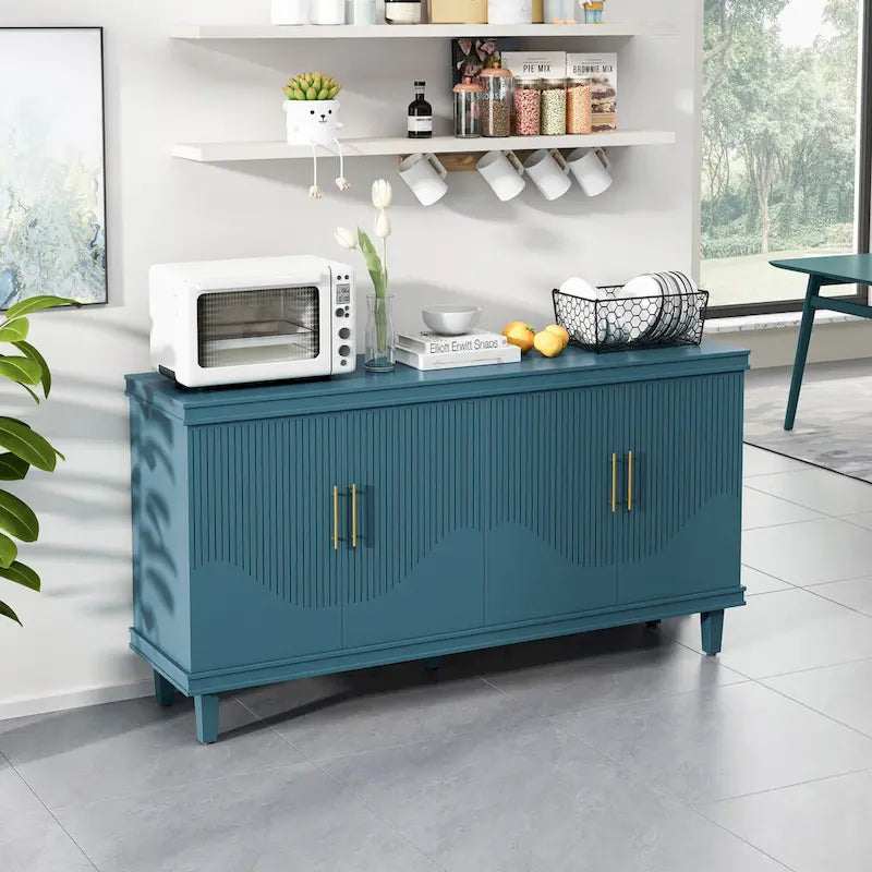 Large 4-Door Storage Cabinet