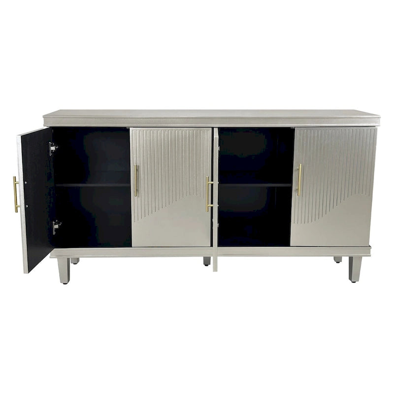 Large 4-Door Storage Cabinet