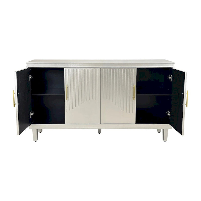 Large 4-Door Storage Cabinet