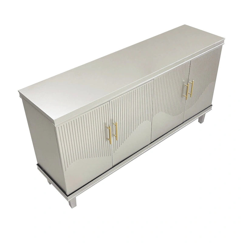 Large 4-Door Storage Cabinet